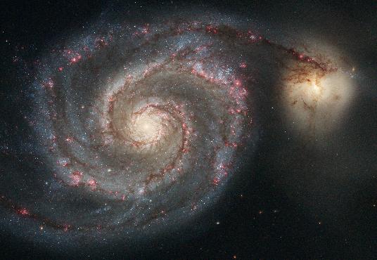 galaxie ra 13 29 52 dec +47 11 40 constelatia canes venatici 31M ani lumina distanta