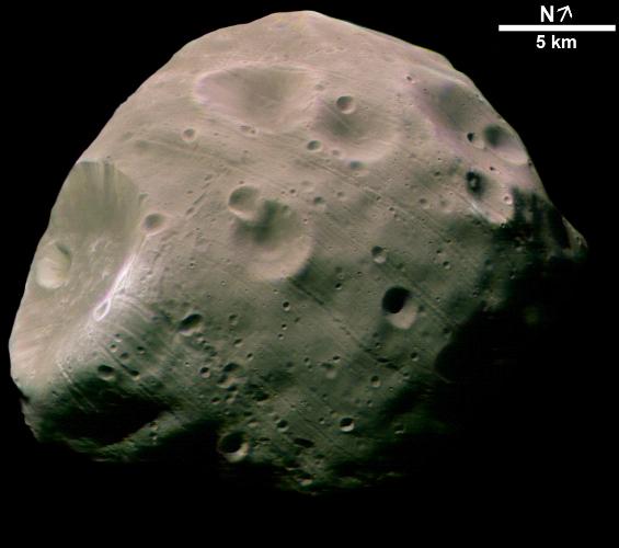 dre pe luna Phobos a planetei Marte