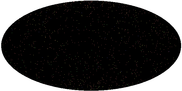 harta stelara cu cele mai apropiate 1000 stele din lista hipparcos