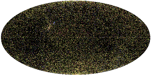 harta stelara cu cele mai apropiate 30000 stele din lista hipparcos