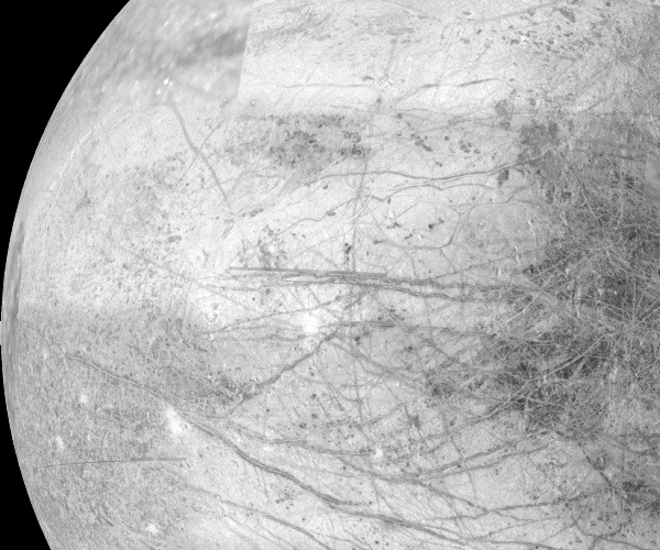 Europa, luna lui Jupiter, are ocean de ap acoperit de ghea