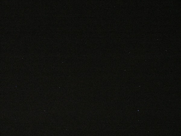 Constelaia zodiacal Leu vzut de la latitudine 45 nord, 280 m altitudine in luna mrior 7514 (martie 2006)